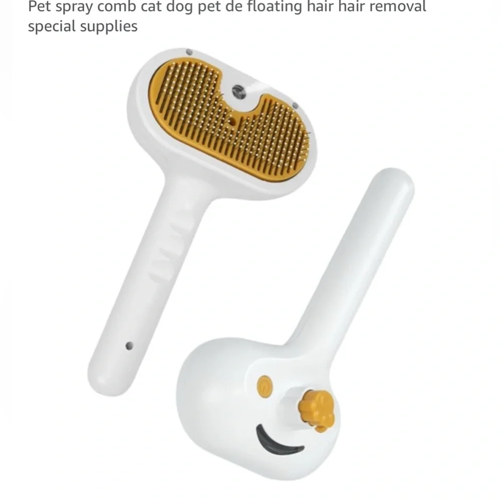 ENUKYCOM Electric rechargeable comb/Brush grooming spray add water New..